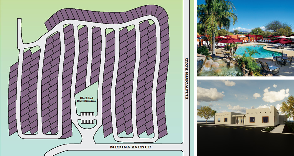 Monte Vista RV Resort Map