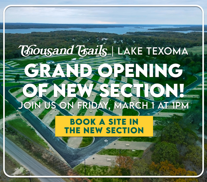 Lake Texoma Grand Opening | March 1 at 1pm